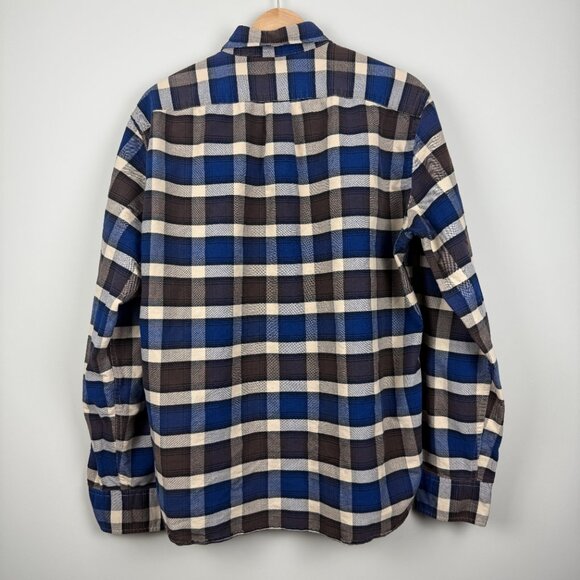 J Crew Factory Men's Slim Fit Flannel Oxford Shirt, Size XL - Picture 4 of 7